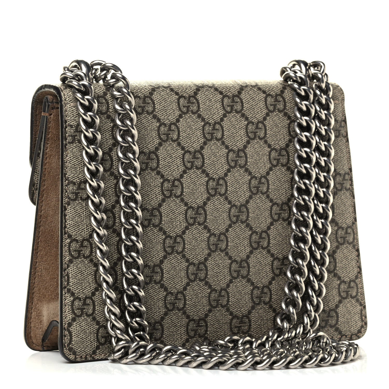 Gucci GG Supreme Monogram Mini Dionysus Shoulder Bag Taupe 2 of 6