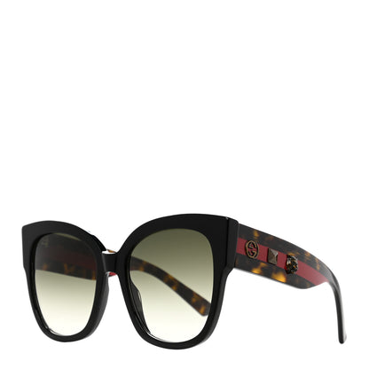 Gucci Square Frame Web Sunglasses GG0059S Black Tortoise 1 of 8