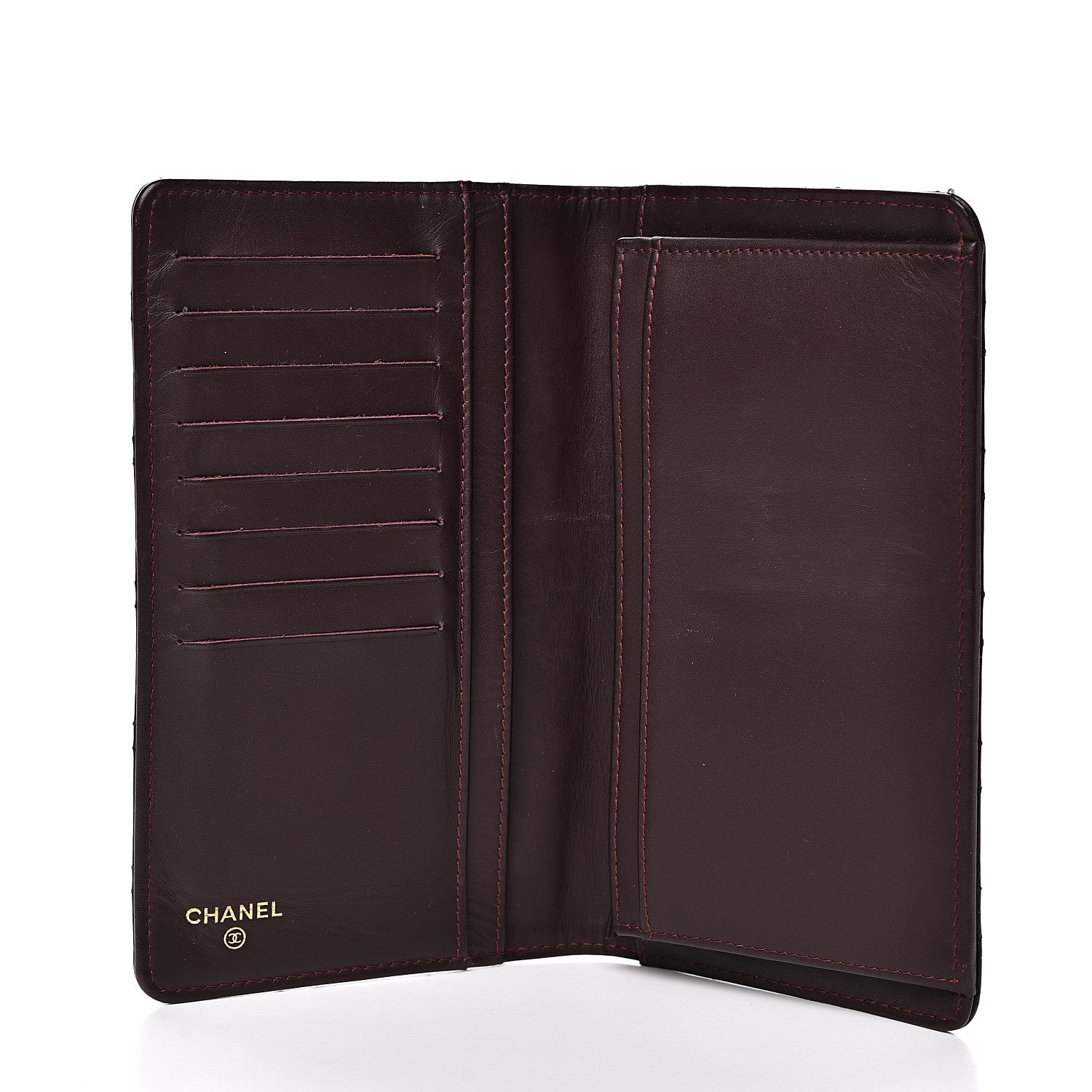 Chanel Aged Calfskin Quilted Reissue Yen Wallet Black 4 of 13