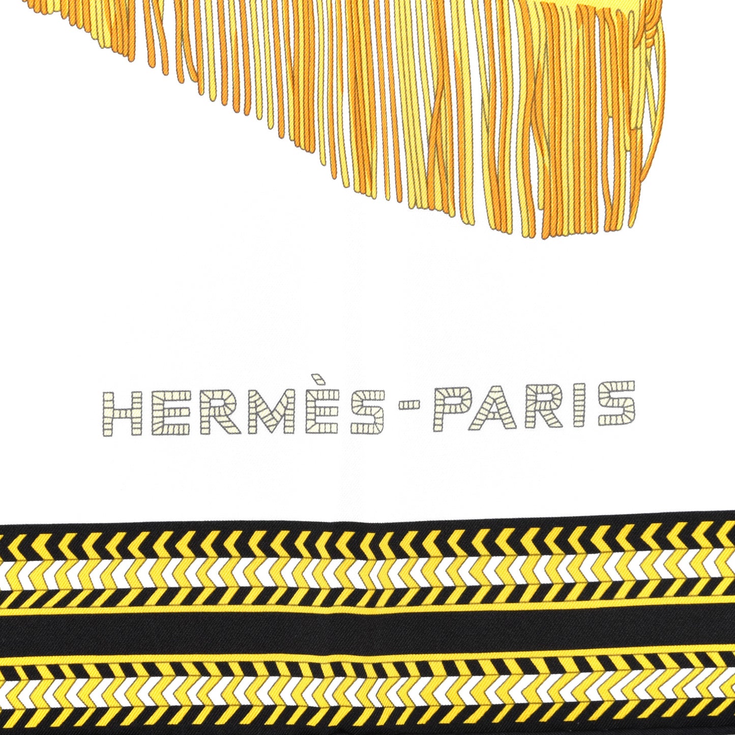 Silk Selle Des Steppes Scarf 90 White Or Black