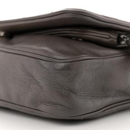 Chanel Lambskin Quilted Single Flap Grey 10 of 11