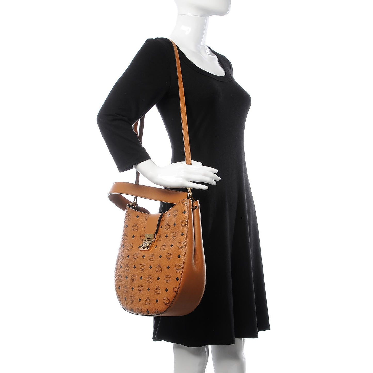 Visetos Large Patricia Hobo Cognac