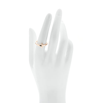 Tiffany 18K Rose Gold T T1 Ring 57 8 2 of 5