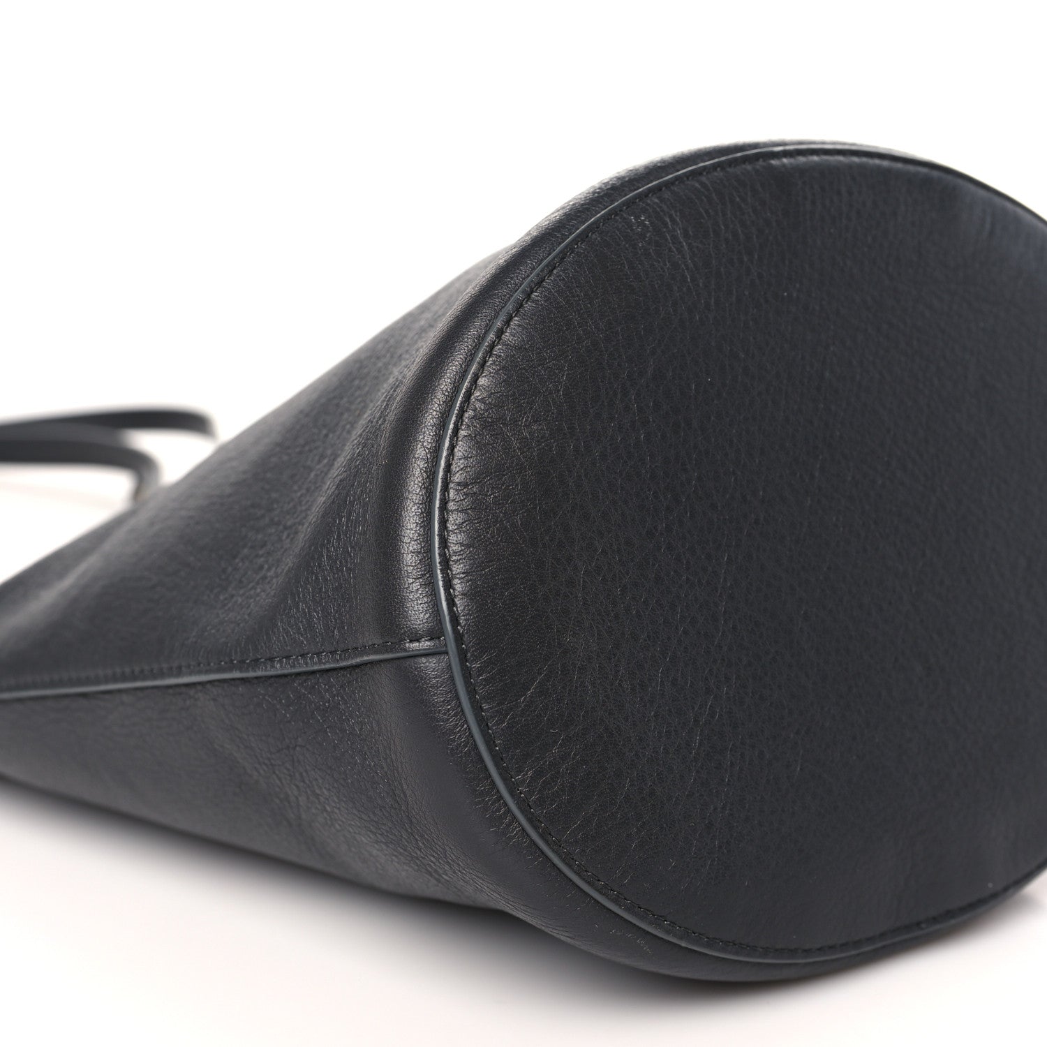 Mansur Gavriel Pebbled Calfskin Zip Bucket Bag Aglio 8 of 9