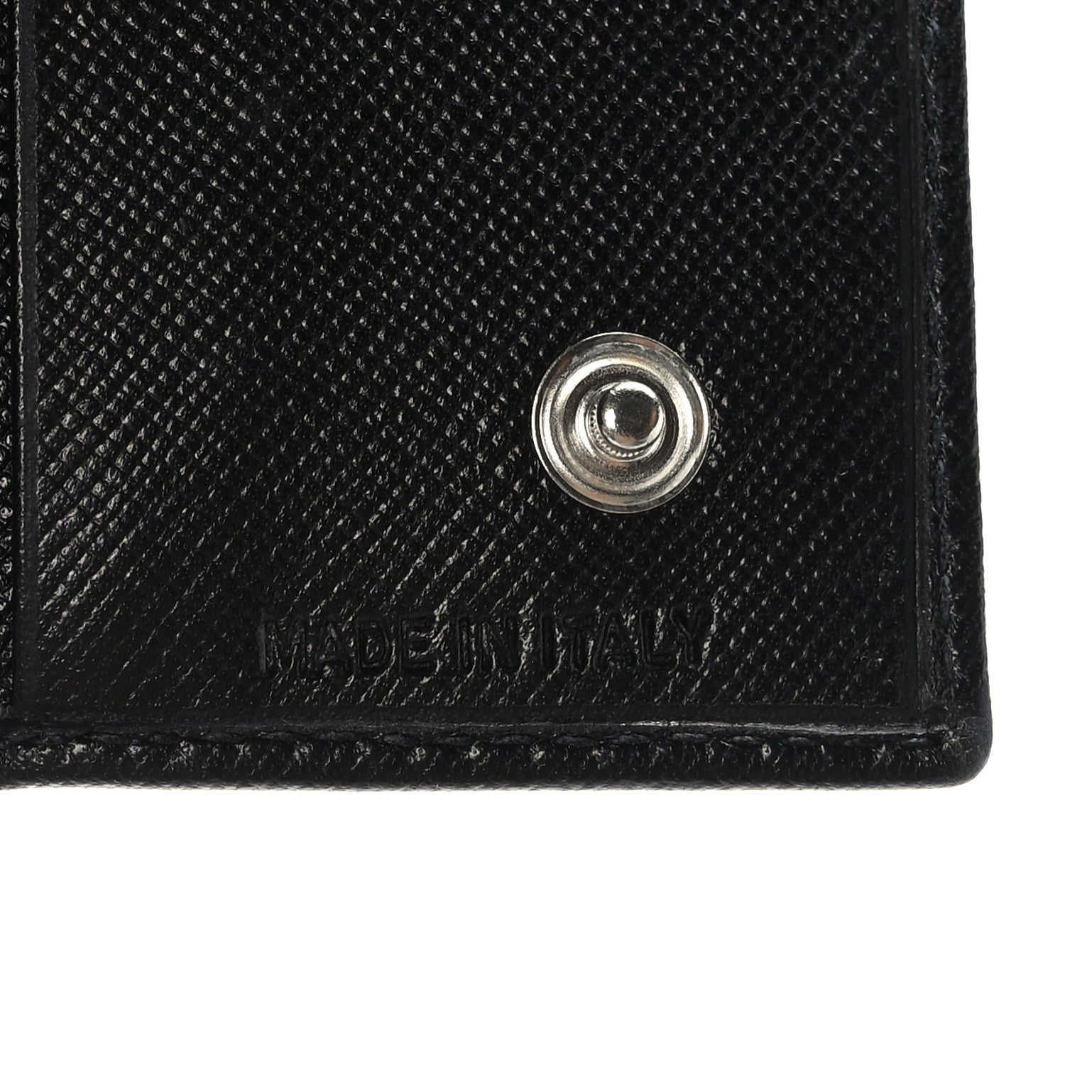 Prada Saffiano Metal 6 Key Holder Black 7 of 8