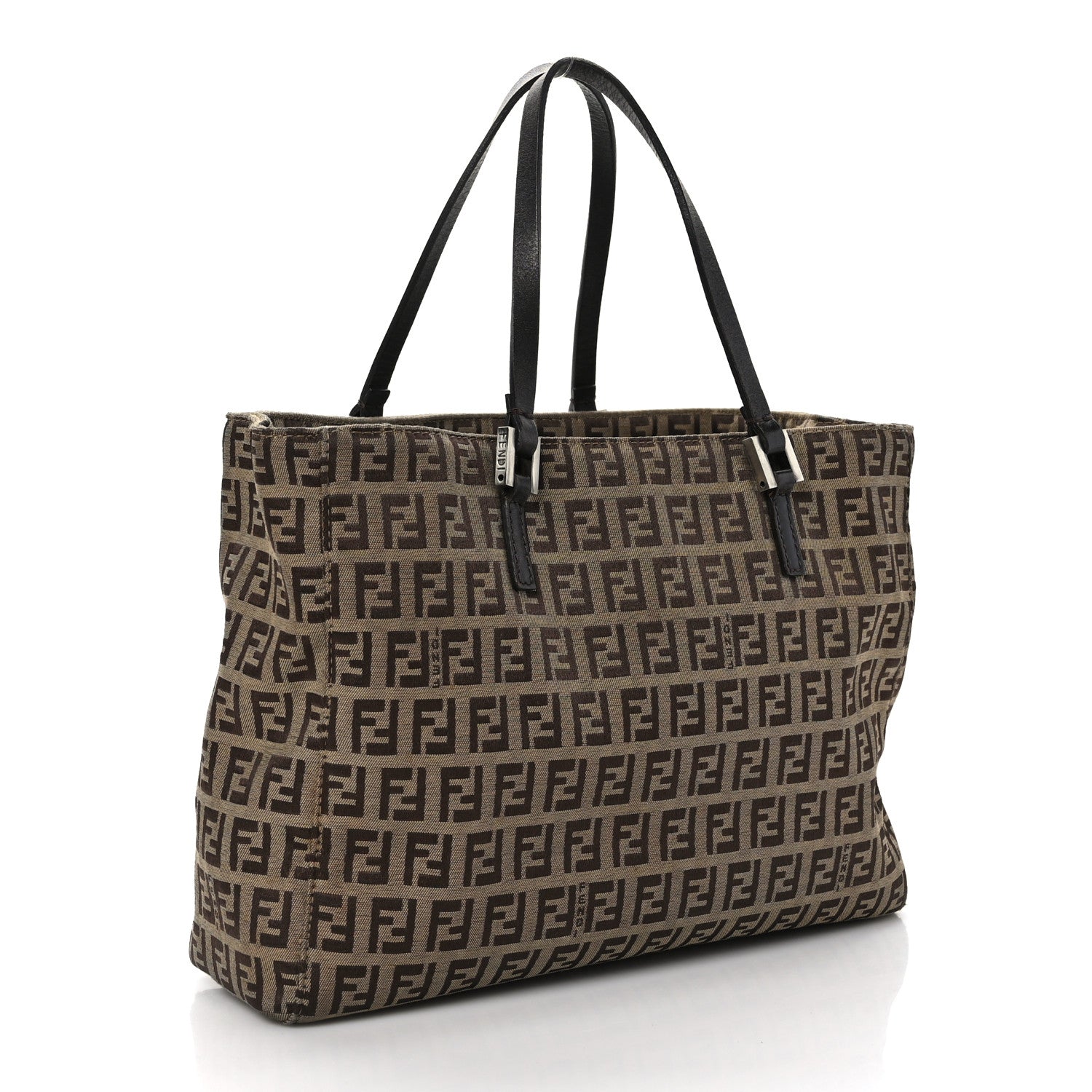 Fendi Zucchino Small Tote Tobacco 3 of 8