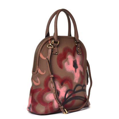 Burberry Prorsum Grainy Calfskin Hand Painted Bloomsbury Dark Sand 2 of 5