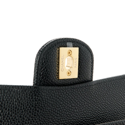 Chanel Caviar Quilted Small Double Flap Black 7 of 12