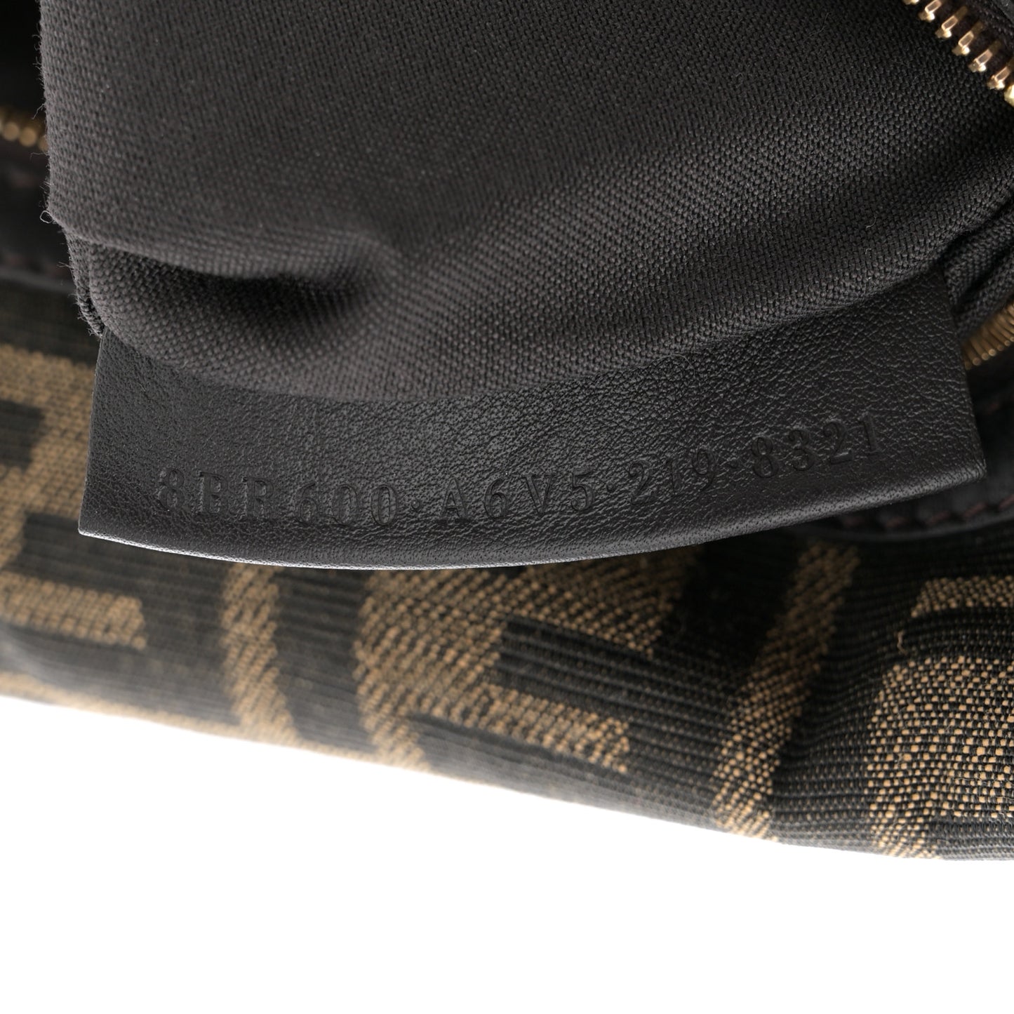 Fabric Jacquard FF 1974 Medium Baguette Tobacco Moro Black