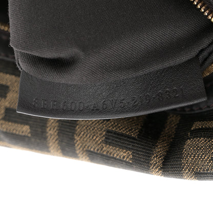Fendi Fabric Jacquard FF 1974 Medium Baguette Tobacco Moro Black 7 of 11