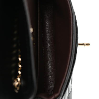 Chanel Lambskin Quilted Mini Flap Bag Charm With Hook Black 5 of 11