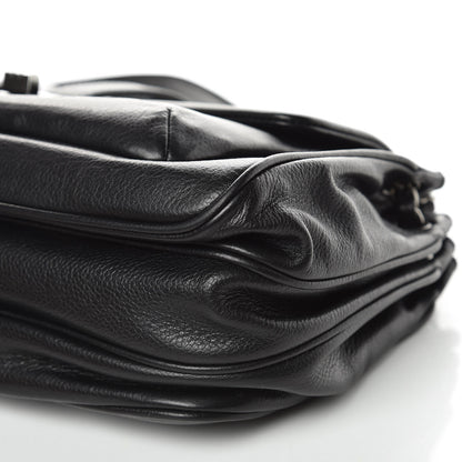 Chanel Caviar Mademoiselle Lock Accordion Flap Black 9 of 13