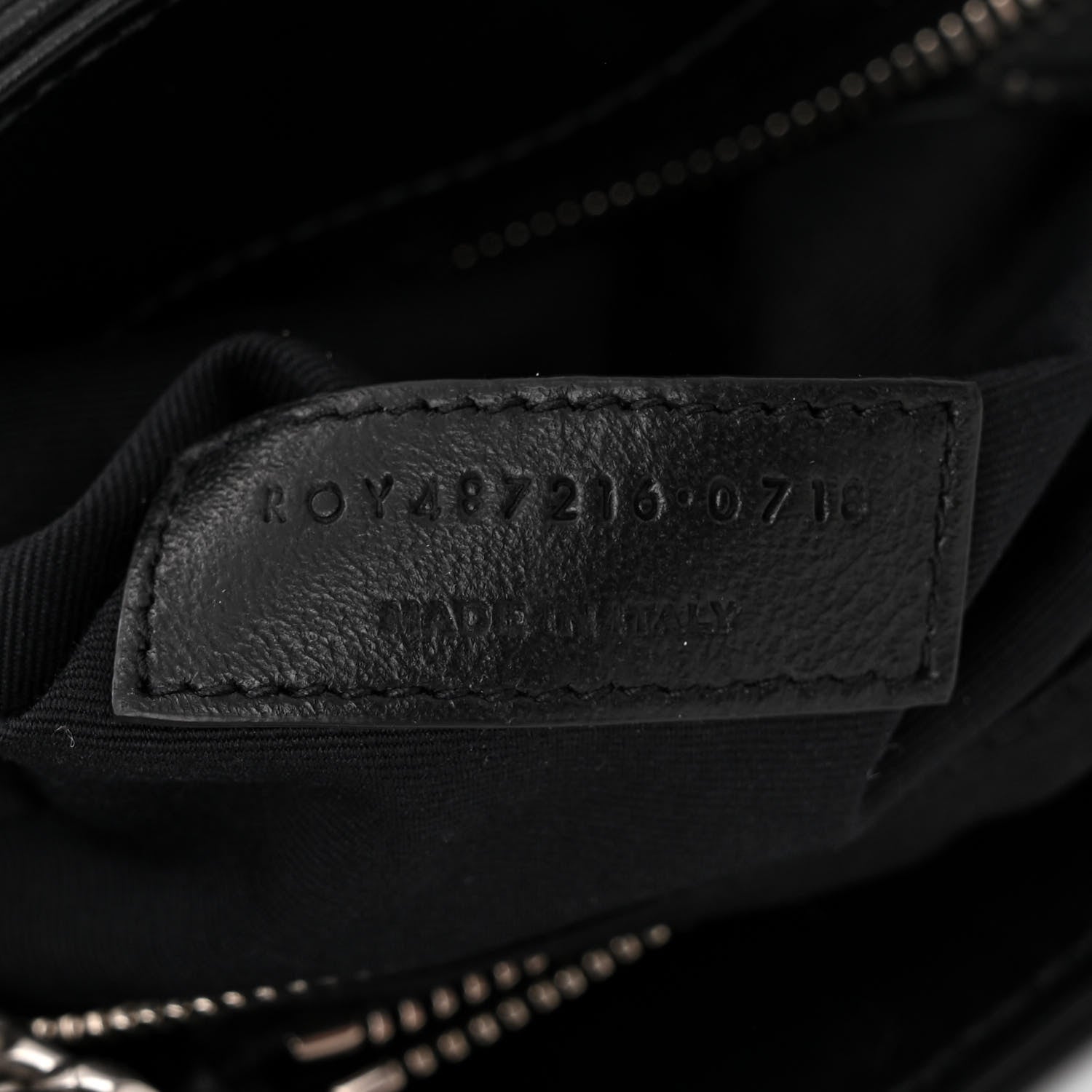 Saint Laurent Calfskin Y Quilted Monogram Medium Loulou Chain Satchel Black 7 of 10