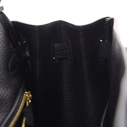 Hermes Togo Birkin 25 Black 13 of 37