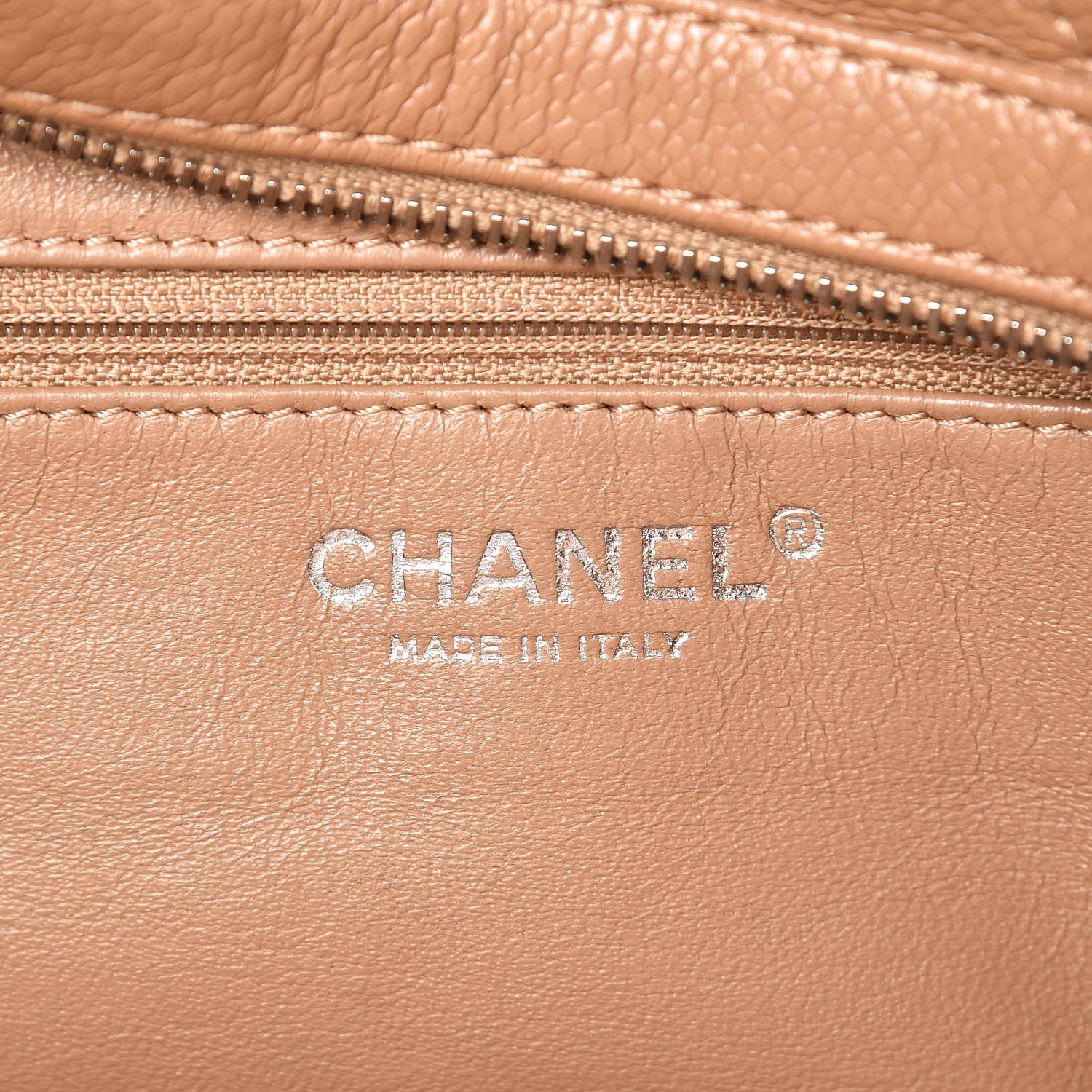 Chanel Caviar Quilted CC Timeless Bowler Dark Beige 6 of 7
