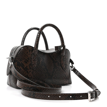 Stella McCartney Faux Snake Print Ryder Crossbody Bag Espresso 3 of 10