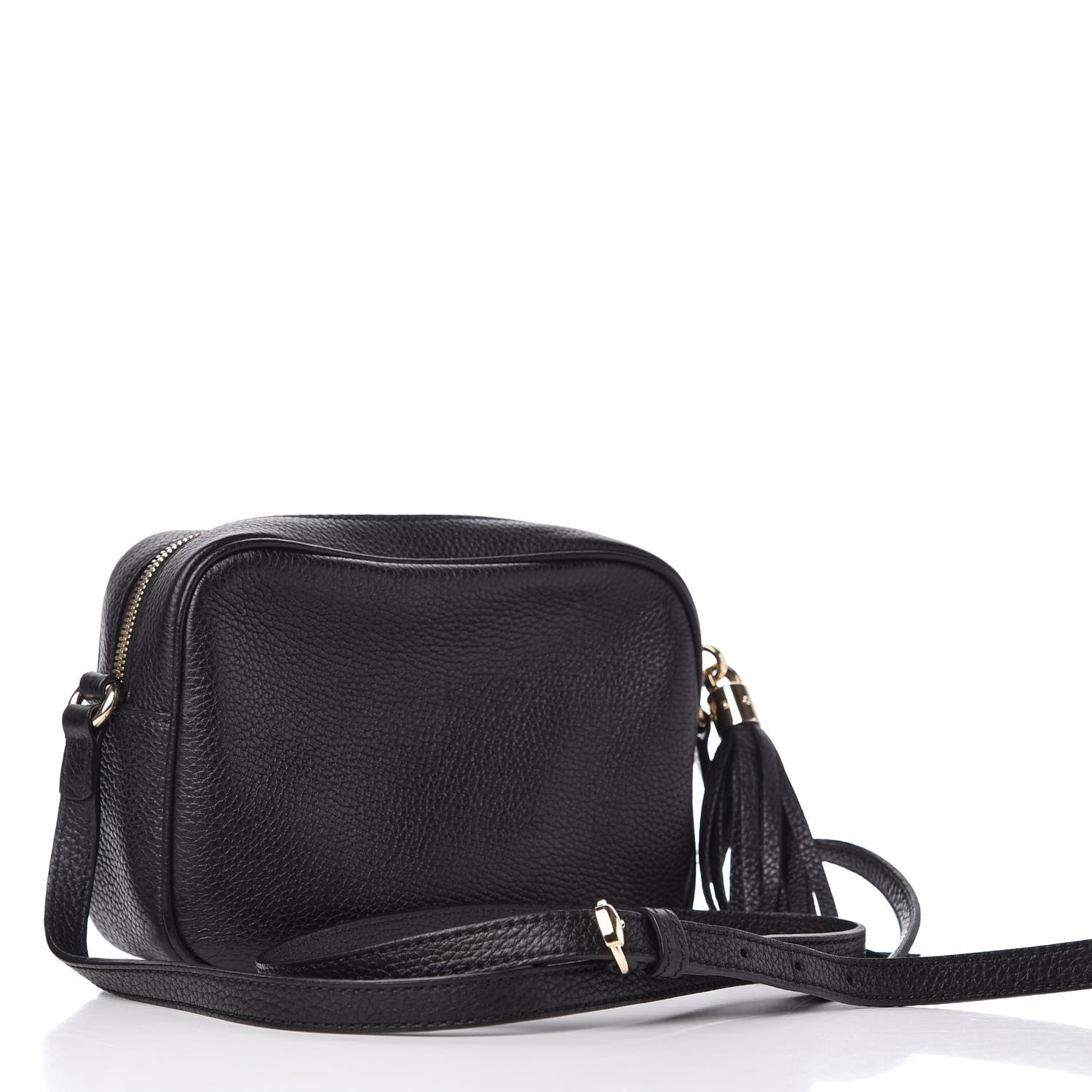 Gucci Pebbled Calfskin Small Soho Disco Bag Black 3 of 10