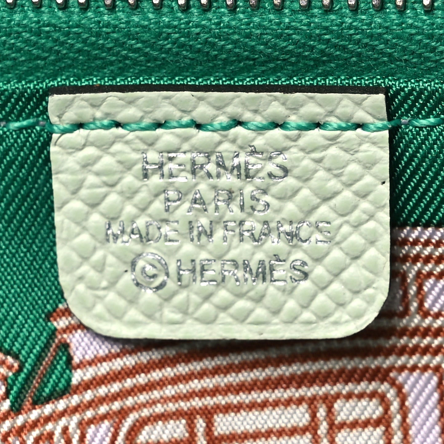 Epsom Silk'In Wallet Vert Fizz