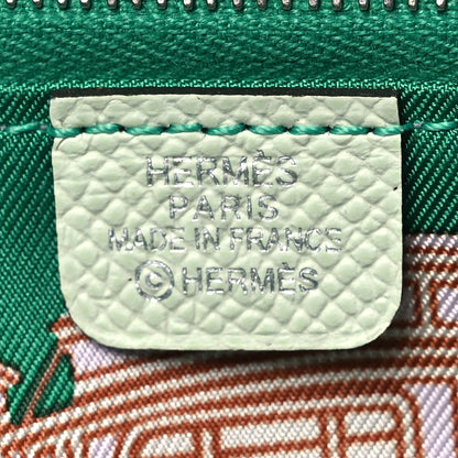 Hermes Epsom Silk'In Wallet Vert Fizz 10 of 11