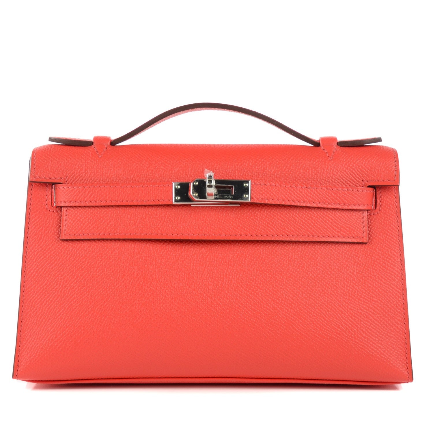 Hermes Epsom Kelly Pochette Clutch Rose Azalea 1 of 18