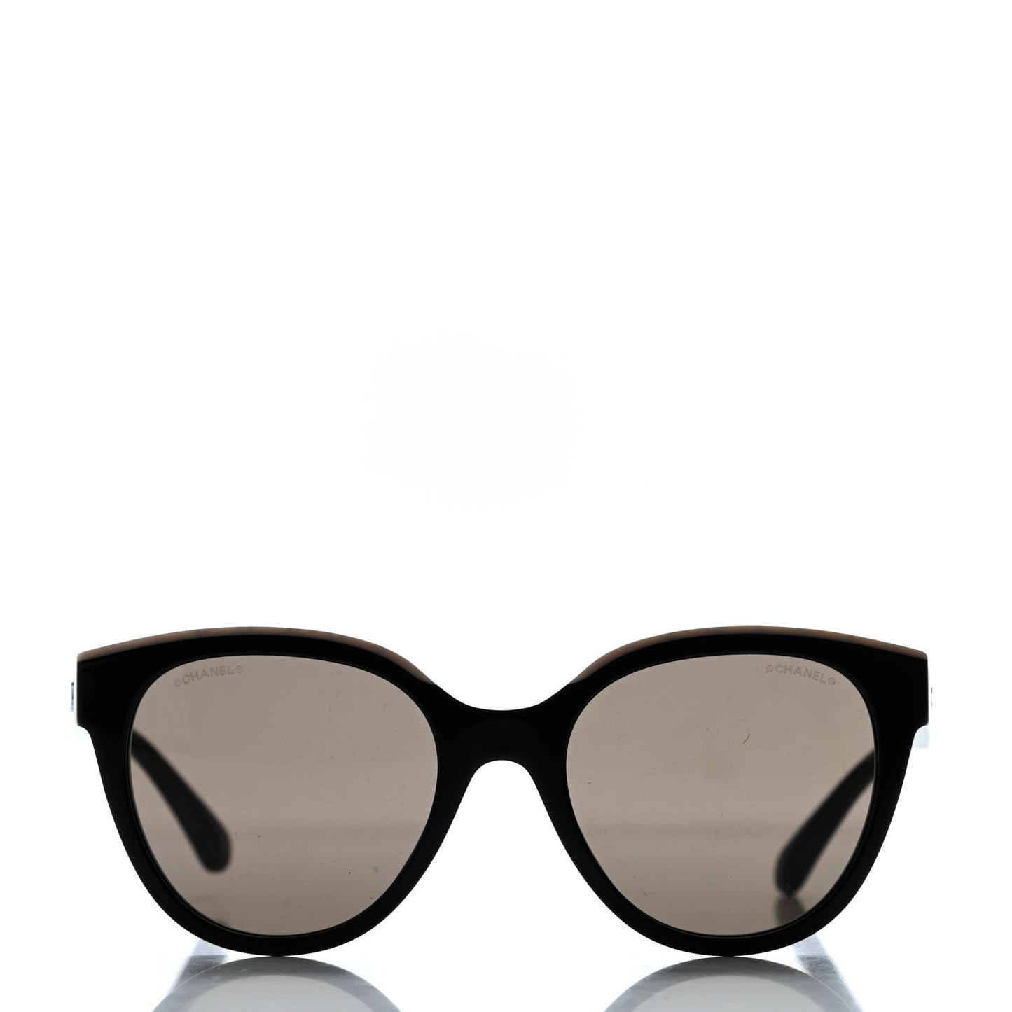 Acetate CC Butterfly Sunglasses 5414 Black Beige