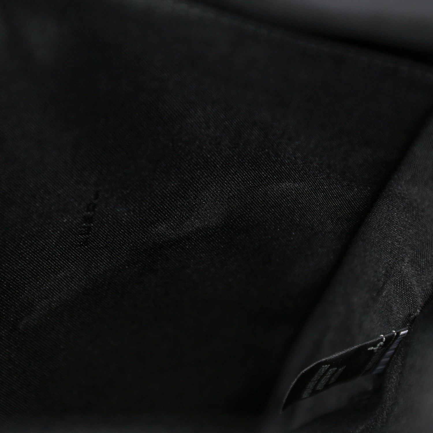 Fendi Nylon Stamp Patch Cross Strap Backpack Black Maya 14 of 17