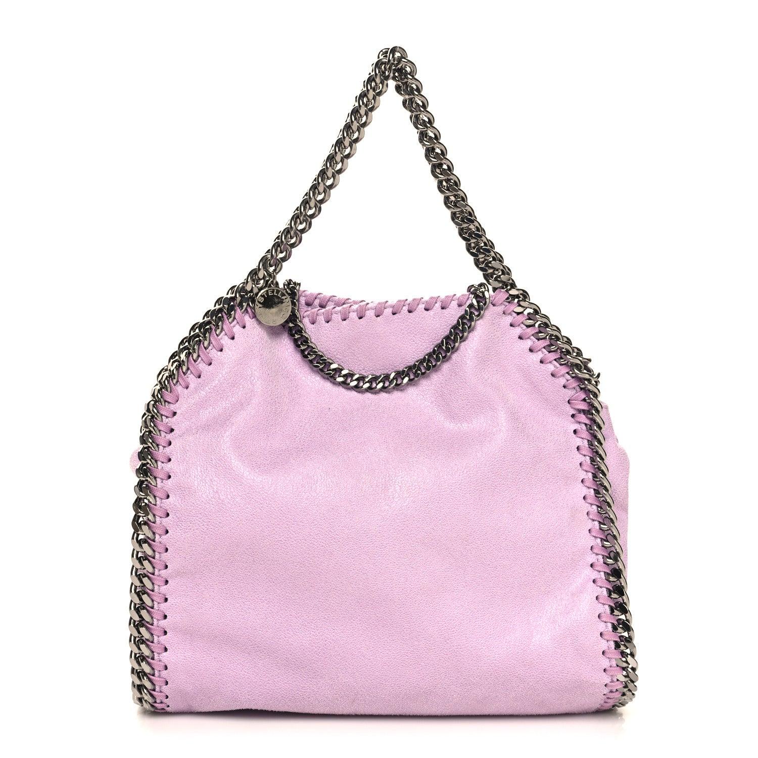 Stella McCartney Shaggy Deer Mini Falabella Fold Over Tote Amethyste 1 of 9