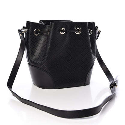 Gucci Bright Diamante Small Bucket Bag Black 3 of 15