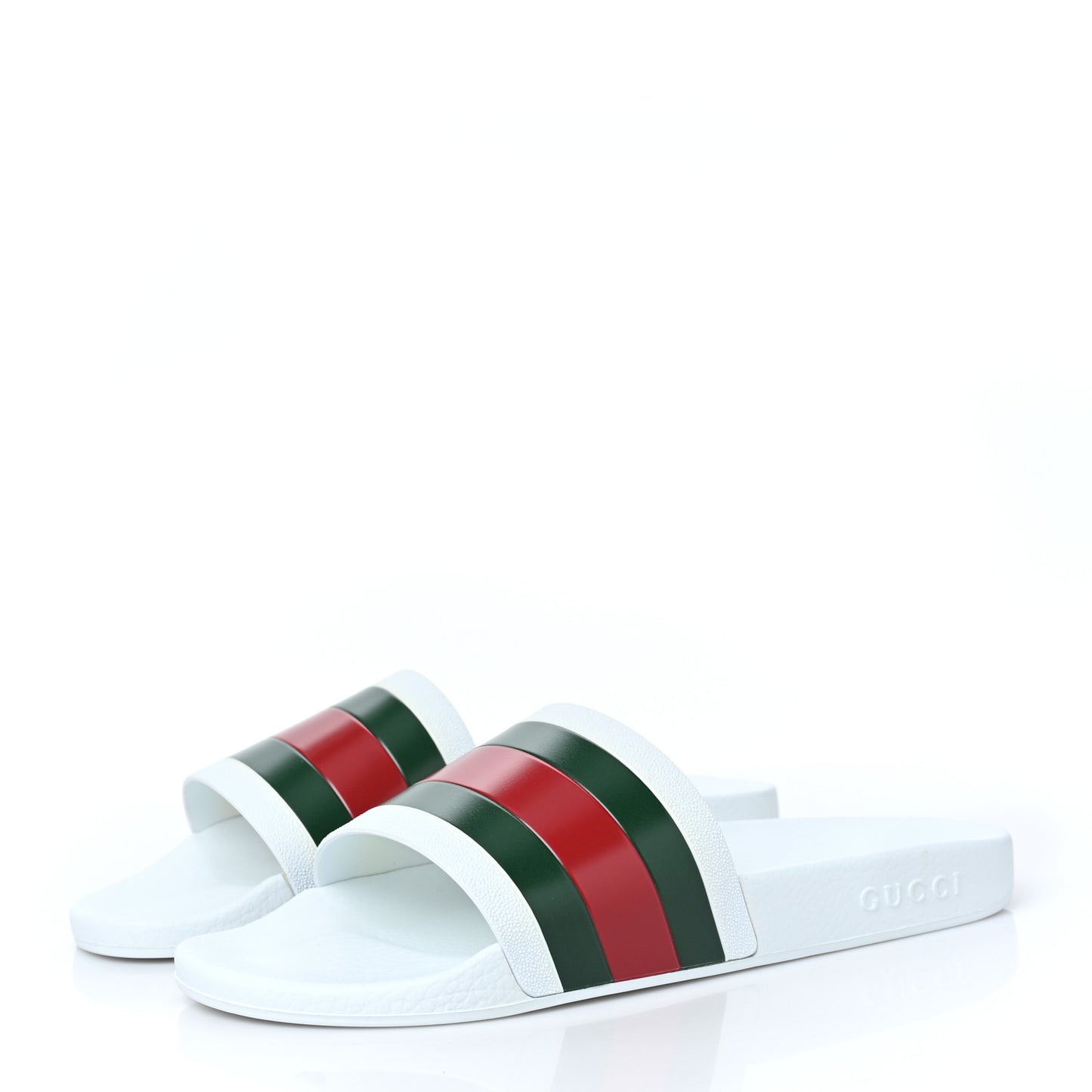 Rubber Web Mens Pool Slide Sandals 11 Great White