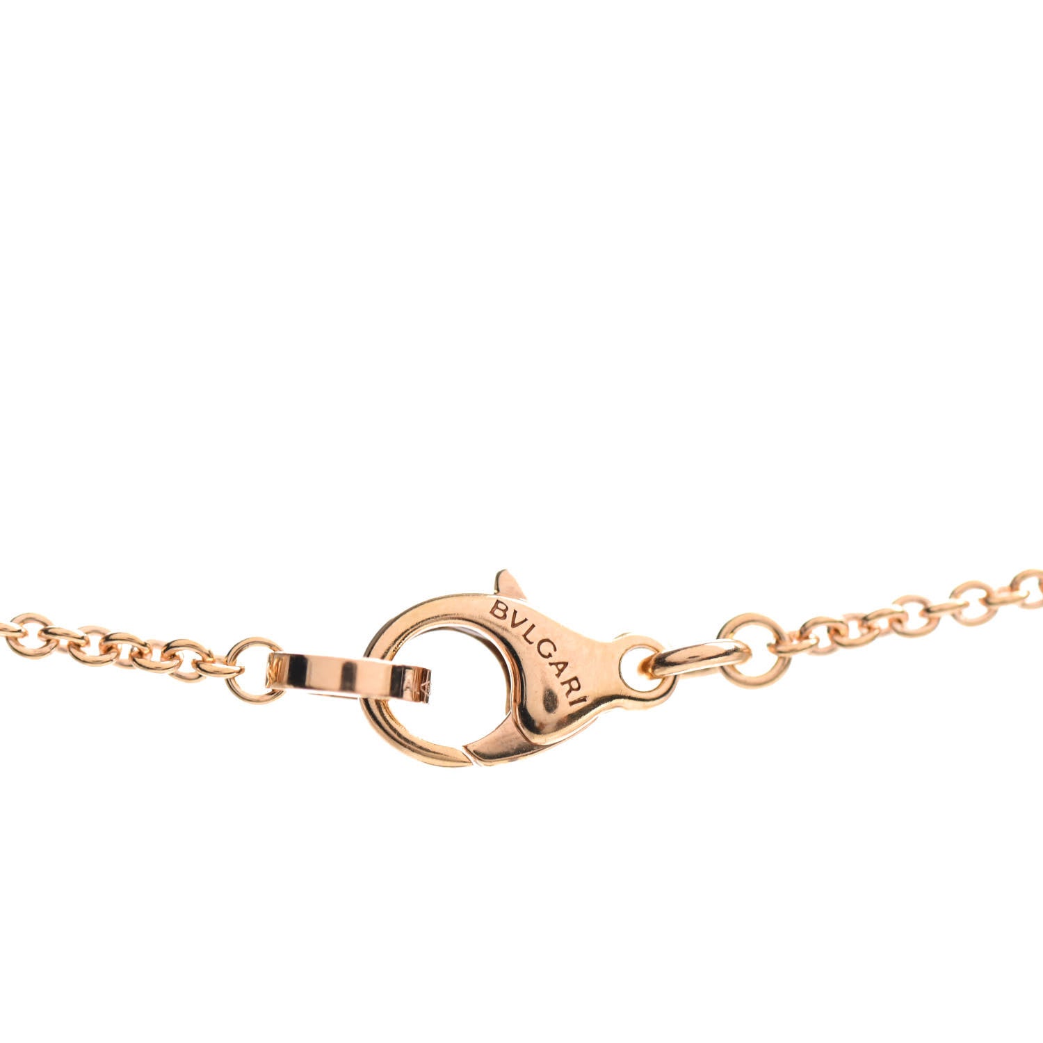 Bulgari 18K Rose Gold Black Ceramic B.Zero1 Pendant Necklace 4 of 6