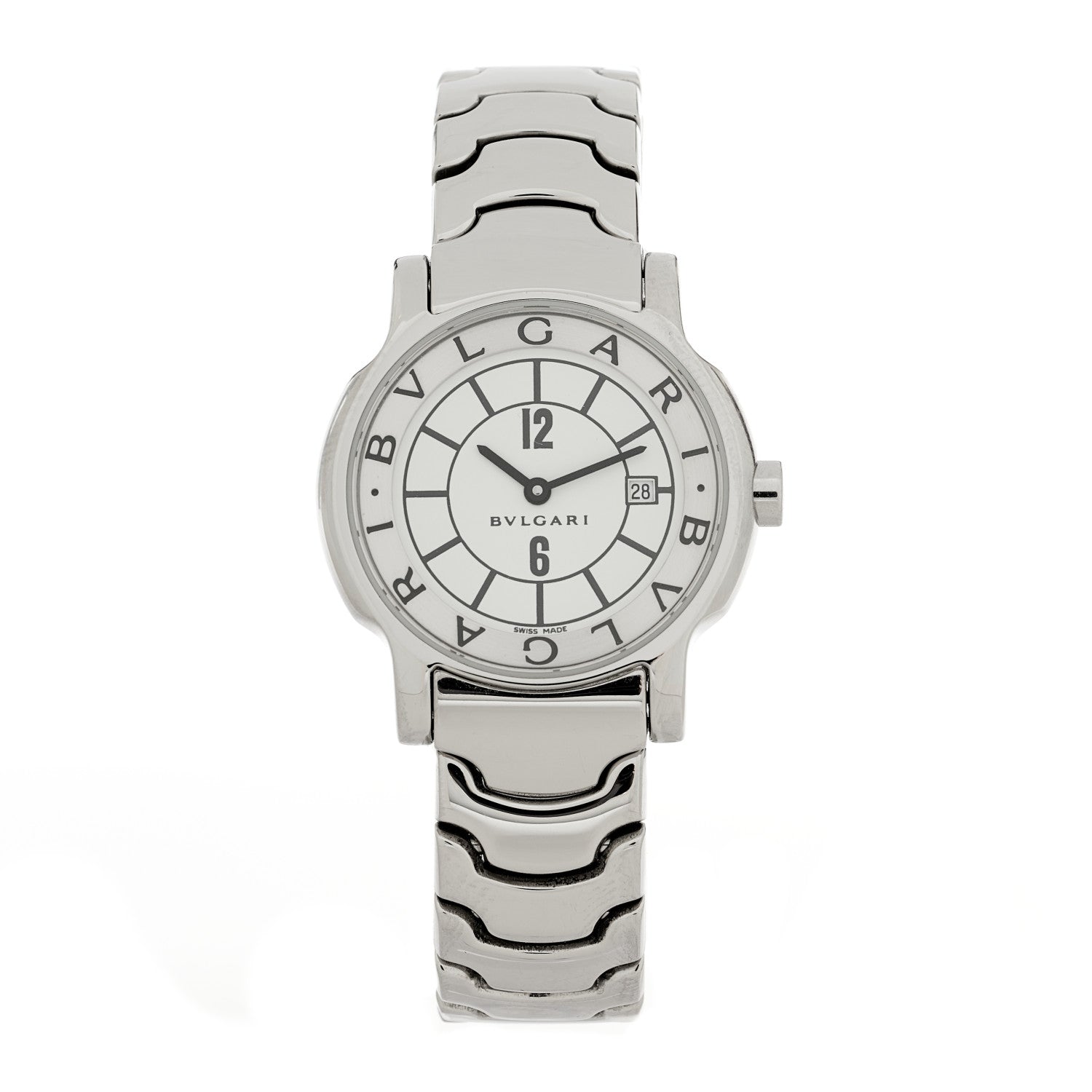 Bulgari Stainless Steel 29mm Solotempo Quartz Watch 2 of 8