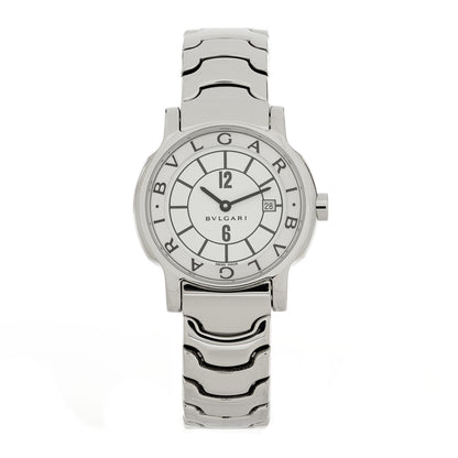 Bulgari Stainless Steel 29mm Solotempo Quartz Watch 2 of 8