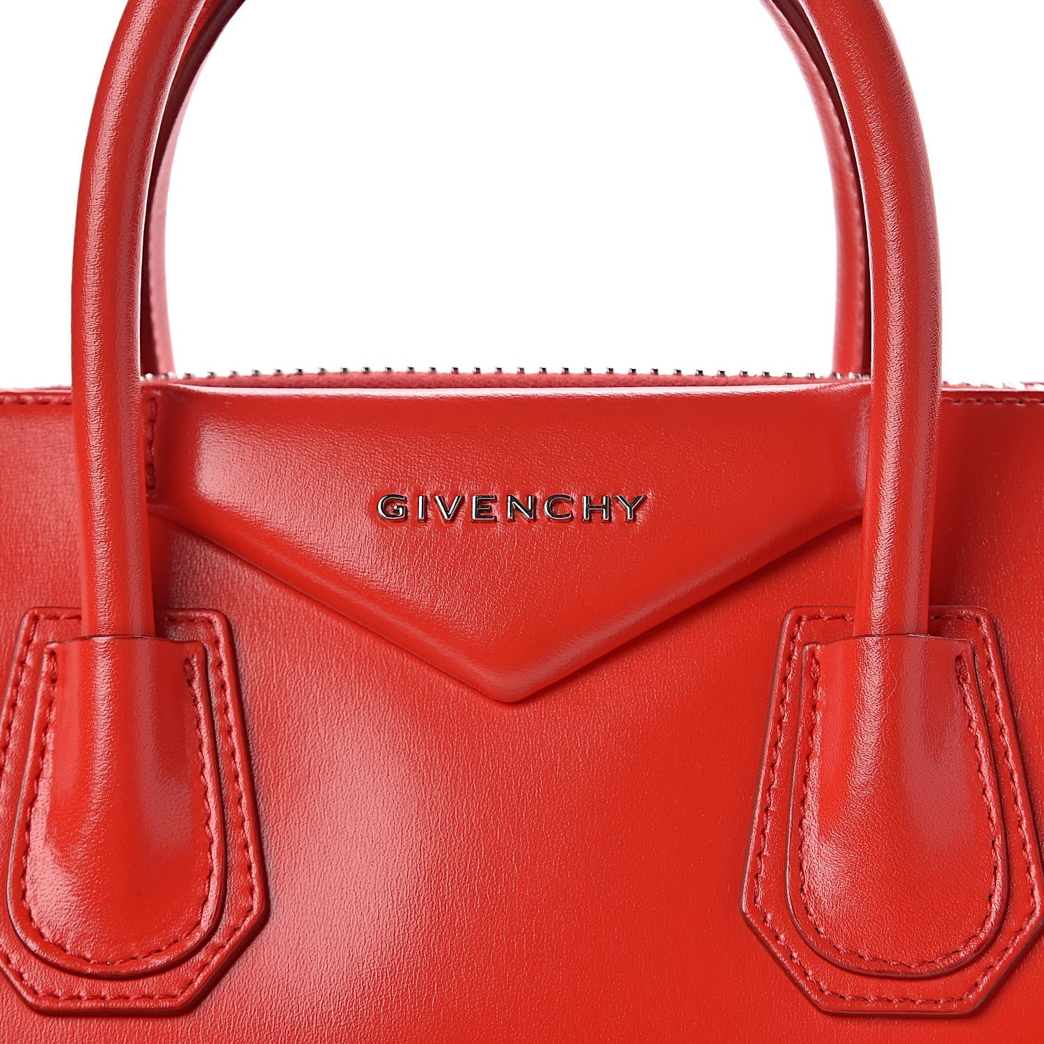 Givenchy Shiny Lord Calfskin Small Antigona Medium Red 12 of 12