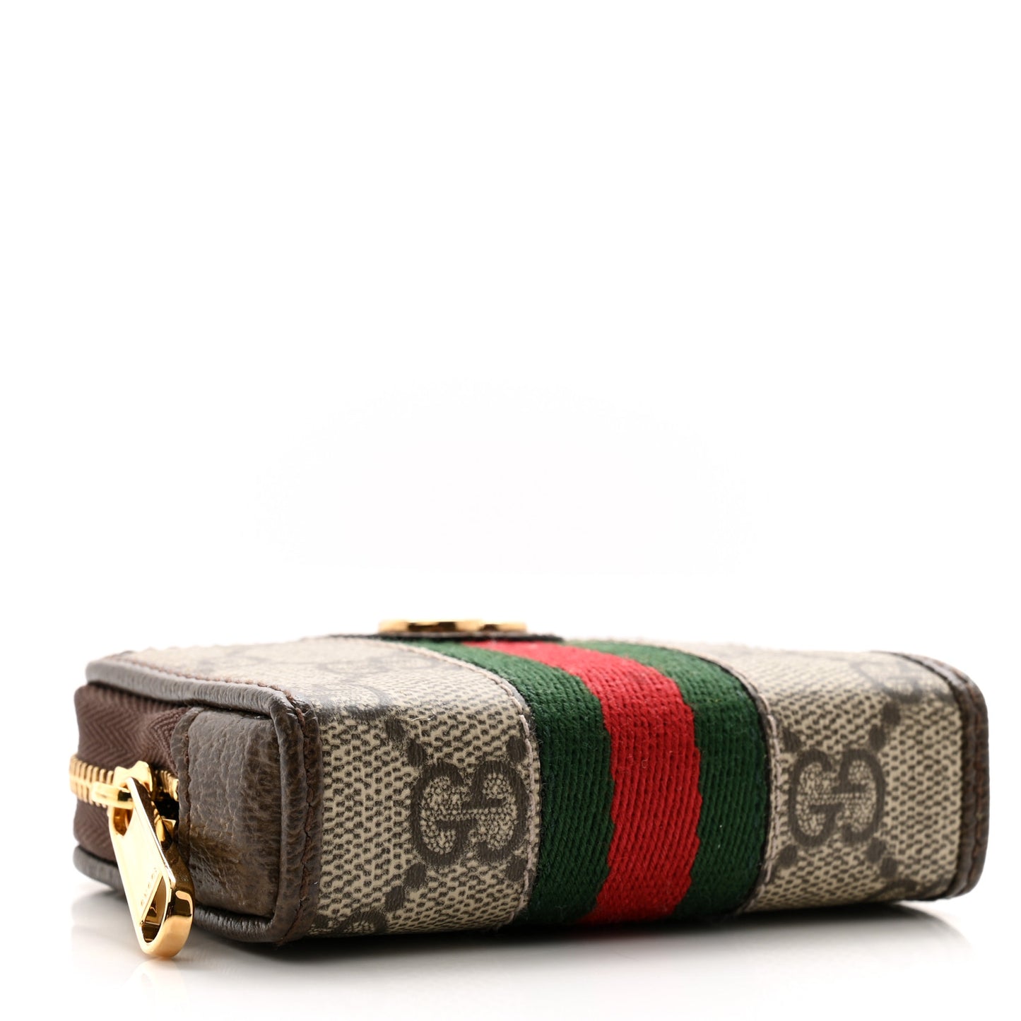 GG Supreme Monogram Web Ophidia Playing Card Case Beige New Acero