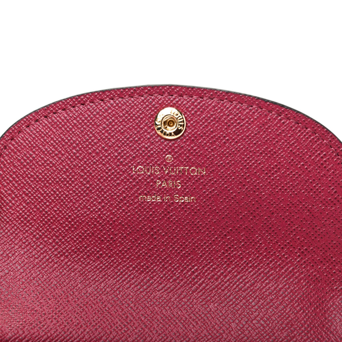 Monogram Rosalie Coin Purse Fuchsia