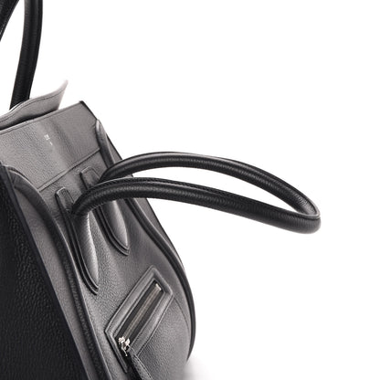 Celine Drummed Calfskin Mini Luggage Black 9 of 20