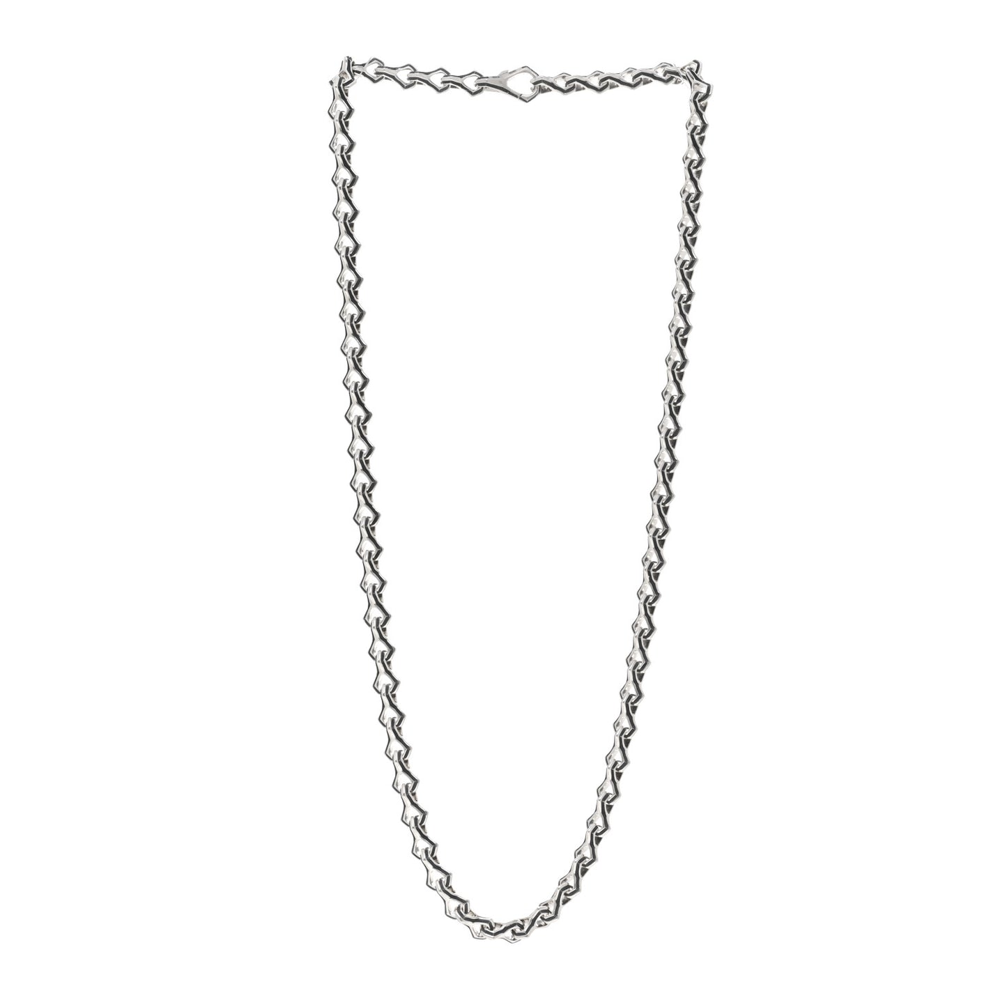Sterling Silver 8.4mm Mens Armory Chain Necklace
