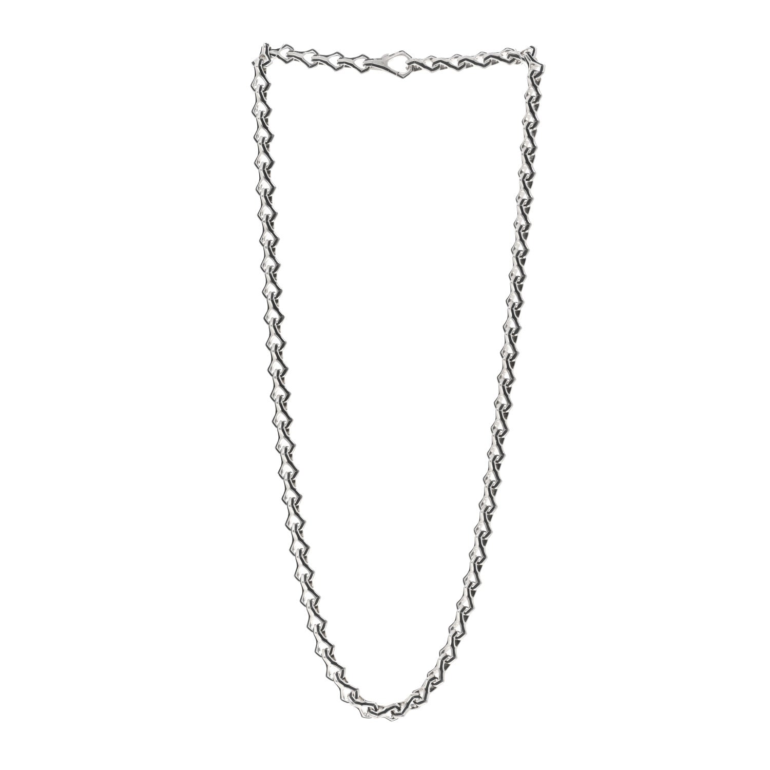 David Yurman Sterling Silver 8.4mm Mens Armory Chain Necklace 3 of 4