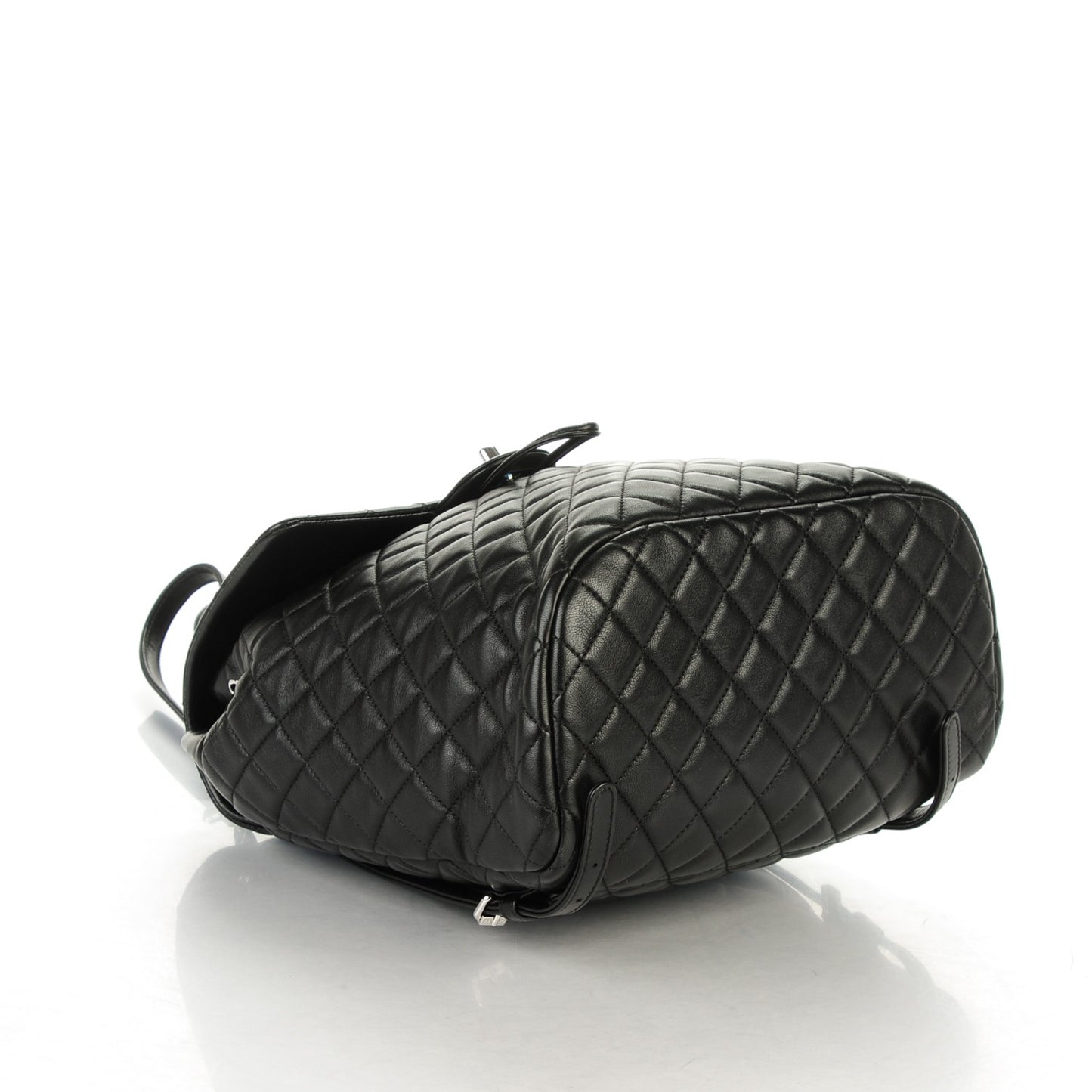 Lambskin Quilted Large Urban Spirit Backpack Black