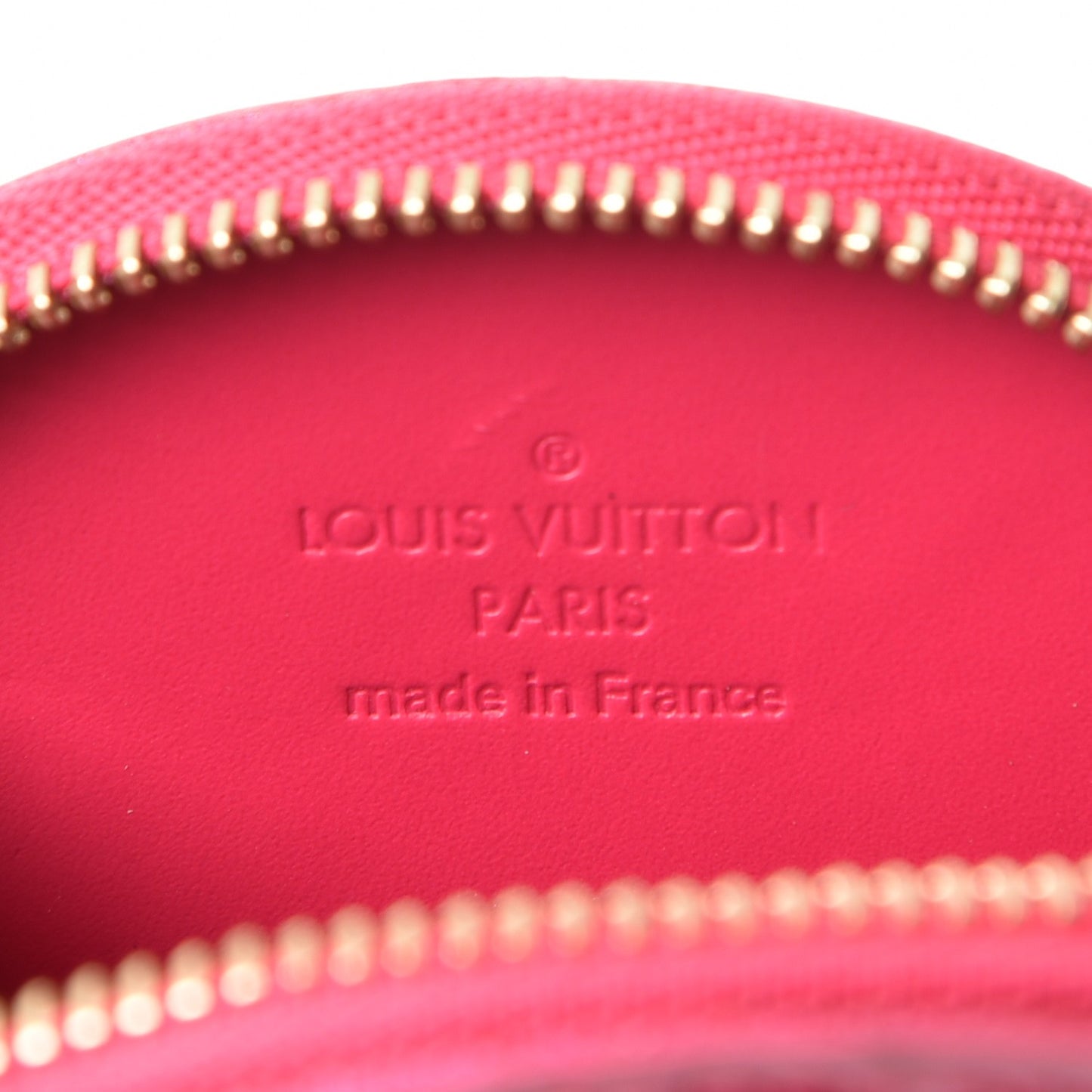 Vernis Roses Chapeau Coin Purse Rose Pop