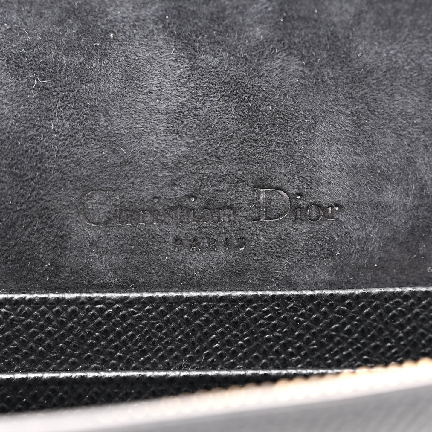 Grained Calfskin Saddle Belt Bag Black