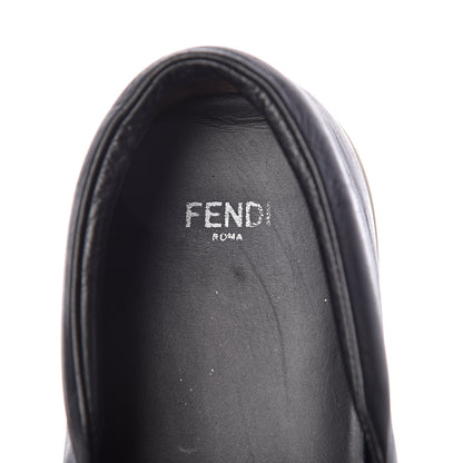 Fendi Vitello Elite Monster Eyes Slip On Sneakers 38 Black 9 of 9
