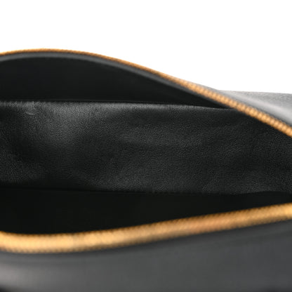 Loro Piana Grained Calfskin L19 Extra Pocket Pouch Black 5 of 10