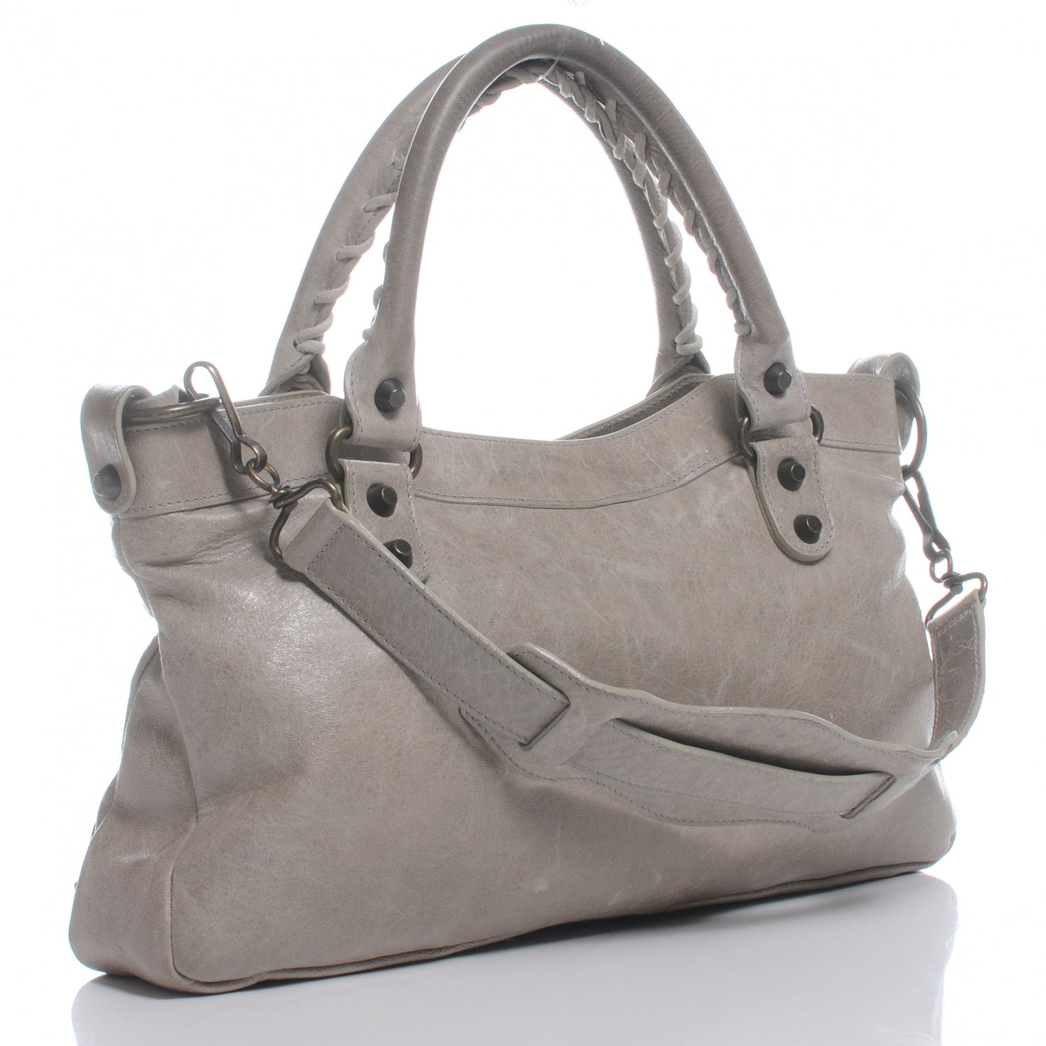 Balenciaga Chevre First Greige 3 of 7