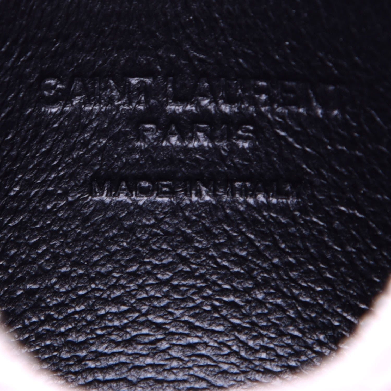 Saint Laurent Grained Calfskin 5 Fragments Zip Pouch Card Holder Pale Pink 15 of 20