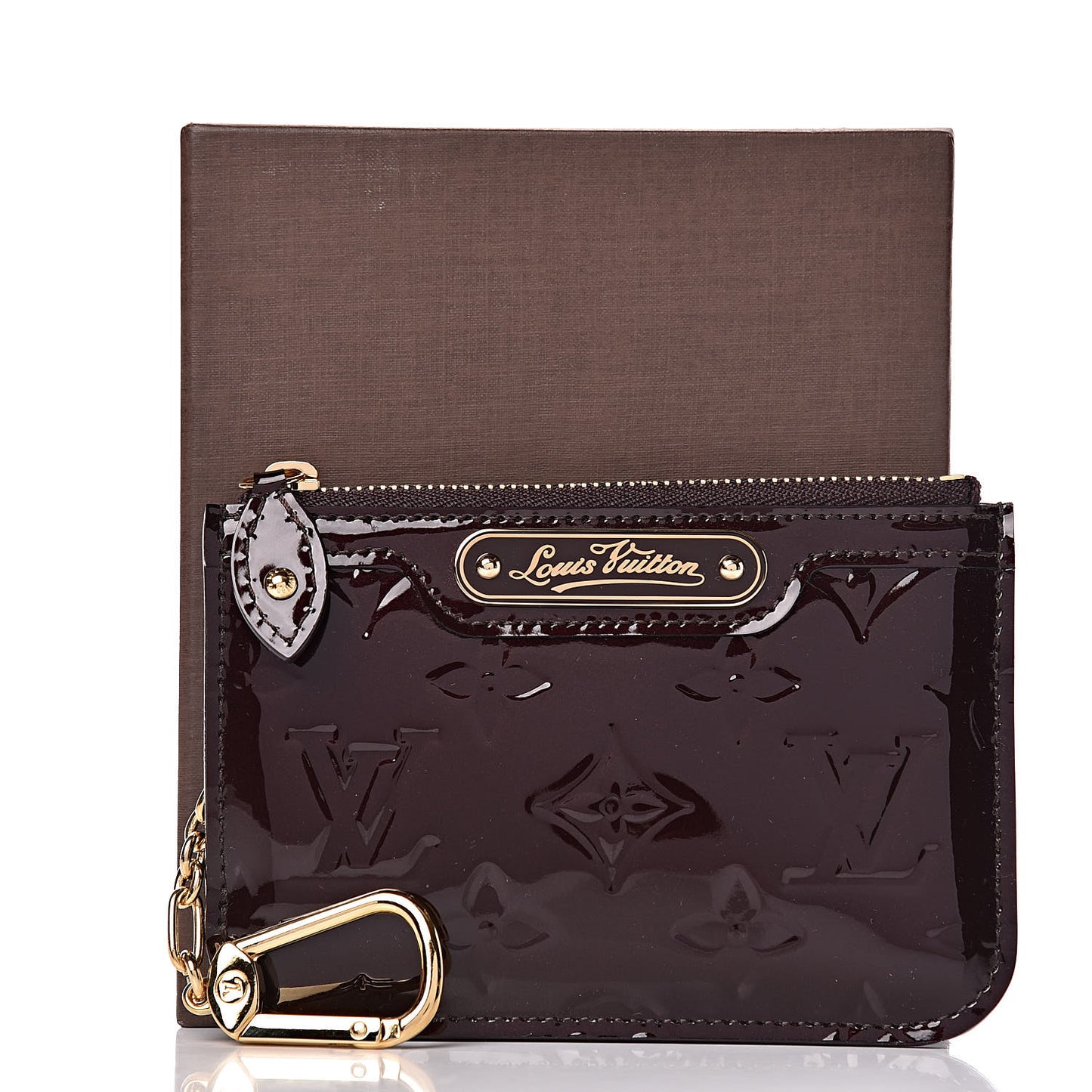 Vernis Key Pouch Amarante