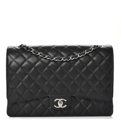 Chanel Caviar Quilted Maxi Double Flap Black 1 of 8