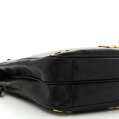 Chanel Caviar CC Shoulder Bag Black 8 of 9