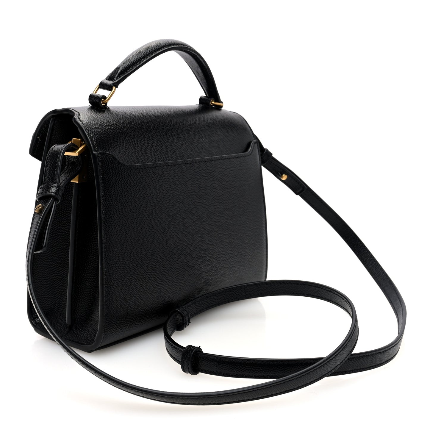 Grain de Poudre Mini Classic Monogram Cassandra Top Handle Black