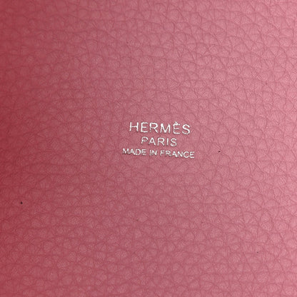 Hermes Taurillon Clemence Picotin Lock 22 MM Mauve Sylvestre 6 of 9